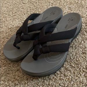 Clarks cushion sandals